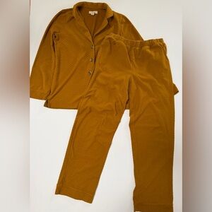 Madewell Cozy Amber Clip Dot Lounge Set